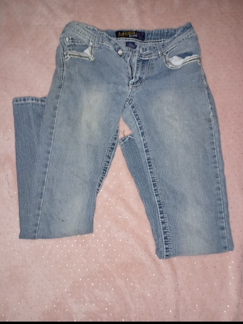 Angels Jeans Light Blue Skinny Women's Jeans
